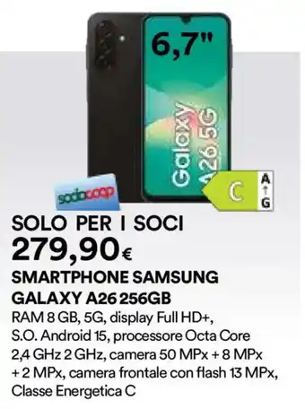 SMARTPHONE SAMSUNG GALAXY A26 256GB