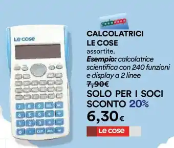 CALCOLATRICI LE COSE