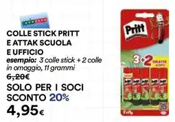 Ipercoop Colle stick Pritt offerta