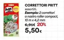 Ipercoop Correttori Pritt offerta