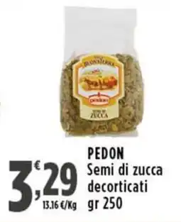 Rossotono Carrefour Pedon semi di zucca decorticati offerta