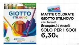 Ipercoop MATITE COLORATE GIOTTO STILNOVO offerta