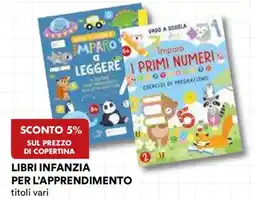 Ipercoop Libri infanzia per l'apprendimento offerta