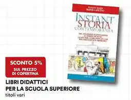 Ipercoop Libri didattici per la scuola superiore offerta