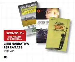 Ipercoop Libri narrativa per ragazzi offerta