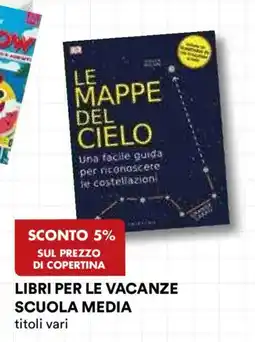 Ipercoop Libri per le vacanze scuola media offerta