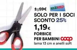 Ipercoop FORBICE PER BAMBINI coop offerta