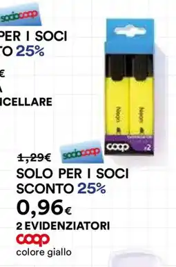 Ipercoop Evidenziatori COOP offerta