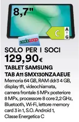Ipercoop TABLET SAMSUNG offerta