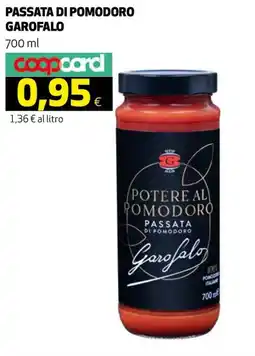Ipercoop Passata di pomodoro Garofalo offerta
