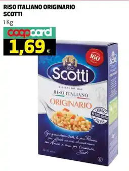 Ipercoop Riso Italiano Originario Scotti offerta