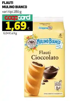 Ipercoop Flauti Cioccolato Mulino Bianco offerta