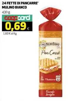Ipercoop 24 FETTE DI PANCARRE' MULINO BIANCO offerta