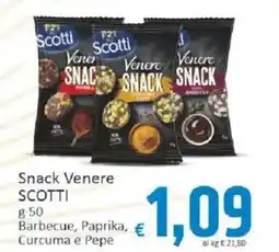Paghi Poco Snack Venere SCOTTI offerta