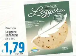 Paghi Poco Piadina Leggera EMMEGI offerta