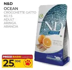Arcaplanet N&D OCEAN CROCCETTE GATTO offerta