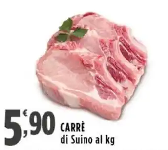 Rossotono Carrefour Carrè di suino offerta