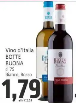 Paghi Poco Vino d'Italia BOTTE BUONA offerta
