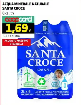 Acqua minerale naturale Santa Croce
