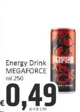 Paghi Poco Energy drink megaforce offerta