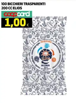 Ipercoop Bicchieri trasparenti Elios offerta
