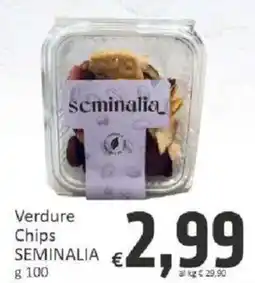 Paghi Poco Verdure Chips SEMINALIA offerta