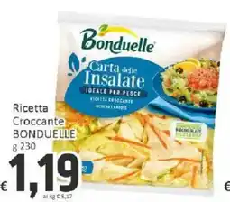 Paghi Poco Carta delle Insalate Ricetta Croccante BONDUELLE offerta