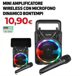 Ipercoop MINI AMPLIFICATORE WIRELESS CON MICROFONO DINAMICO BONTEMPI offerta