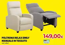Ipercoop POLTRONA RELAX EMILY offerta