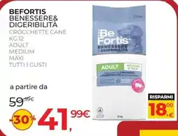 Arcaplanet Befortis benessere & digeribilità crocchette cane offerta