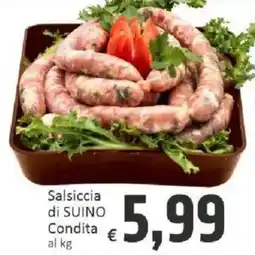 Paghi Poco Salsiccia di SUINO Condita offerta