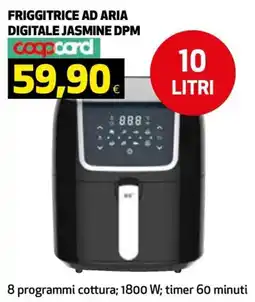 Ipercoop Friggitrice ad aria digitale Jasmine DPM offerta