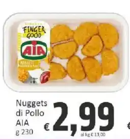 Paghi Poco Nuggets di Pollo AIA offerta