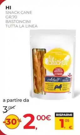 Arcaplanet HI SNACK CANE offerta