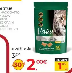 Arcaplanet Virtus Snack Gatto Pillow offerta