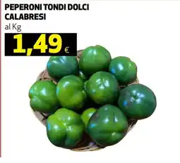 Ipercoop PEPERONI TONDI DOLCI CALABRESI offerta
