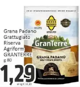 Paghi Poco Grana Padano Grattugiato Riserva Agriform GRANterre offerta