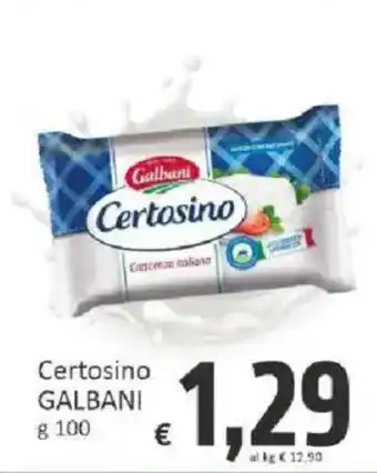 Paghi Poco Certosino GALBANI offerta