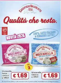 Paghi Poco Mozzarella Senza Lattosio offerta