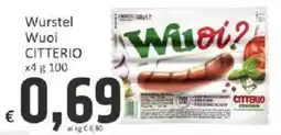 Paghi Poco Wurstel Wuoi CITTERIO offerta