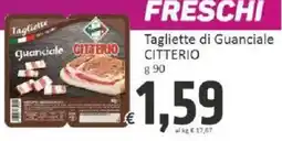 Paghi Poco Tagliette di Guanciale CITTERIO offerta