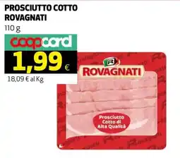 Ipercoop Prosciutto Cotto Rovagnati offerta