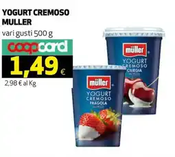 Ipercoop YOGURT CREMOSO MULLER offerta