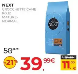 Arcaplanet NEXT CROCCETTE CANE MATURE-NORMAL offerta