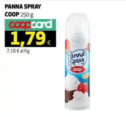 Ipercoop Panna Spray COOP offerta