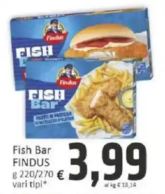 Paghi Poco Fish Bar FINDUS offerta