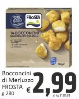 Paghi Poco Bocconcini di Merluzzo FROSTA offerta