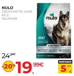 Arcaplanet NULO CROCCETTE CANE SALMONE offerta