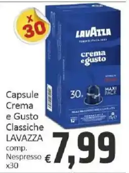 Paghi Poco Capsule Crema e Gusto Classiche LAVAZZA offerta