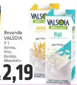 Paghi Poco Bevanda VALSOIA offerta